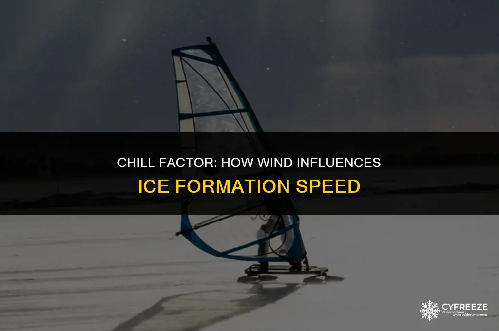 does wind make ice freeze faster