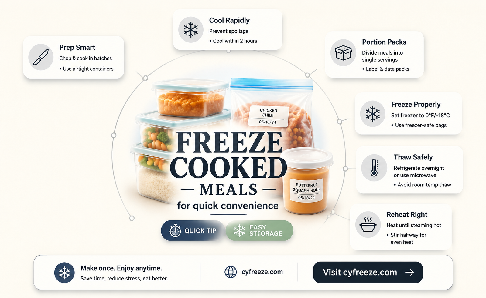 can you freeze cook unity meals