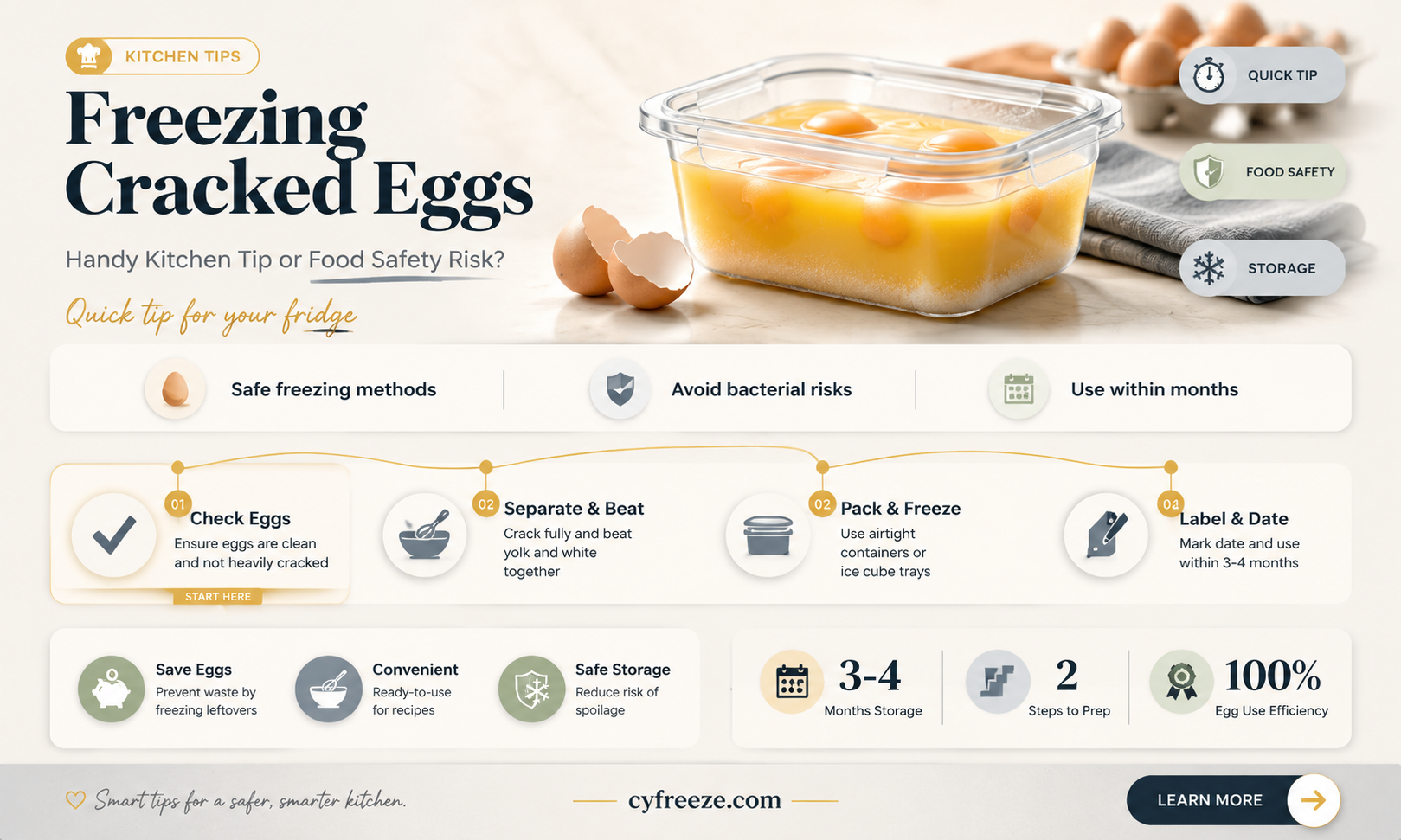 can you freeze crack n egg