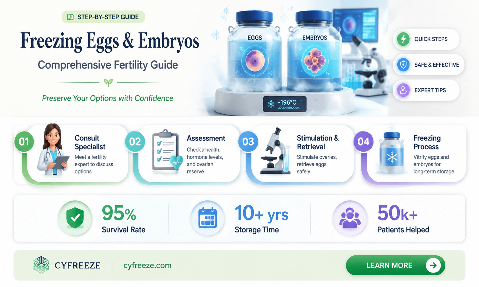 can you freeze eggs and embryos at the same time