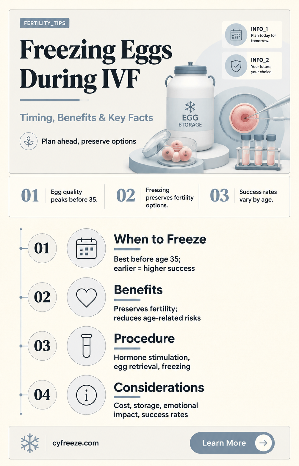 can you freeze eggs at same time ivf