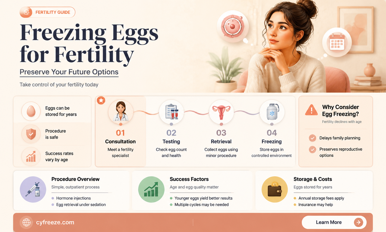 can you freeze eggs fertility