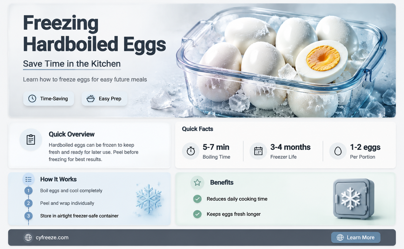 can you freeze harboiled eggs