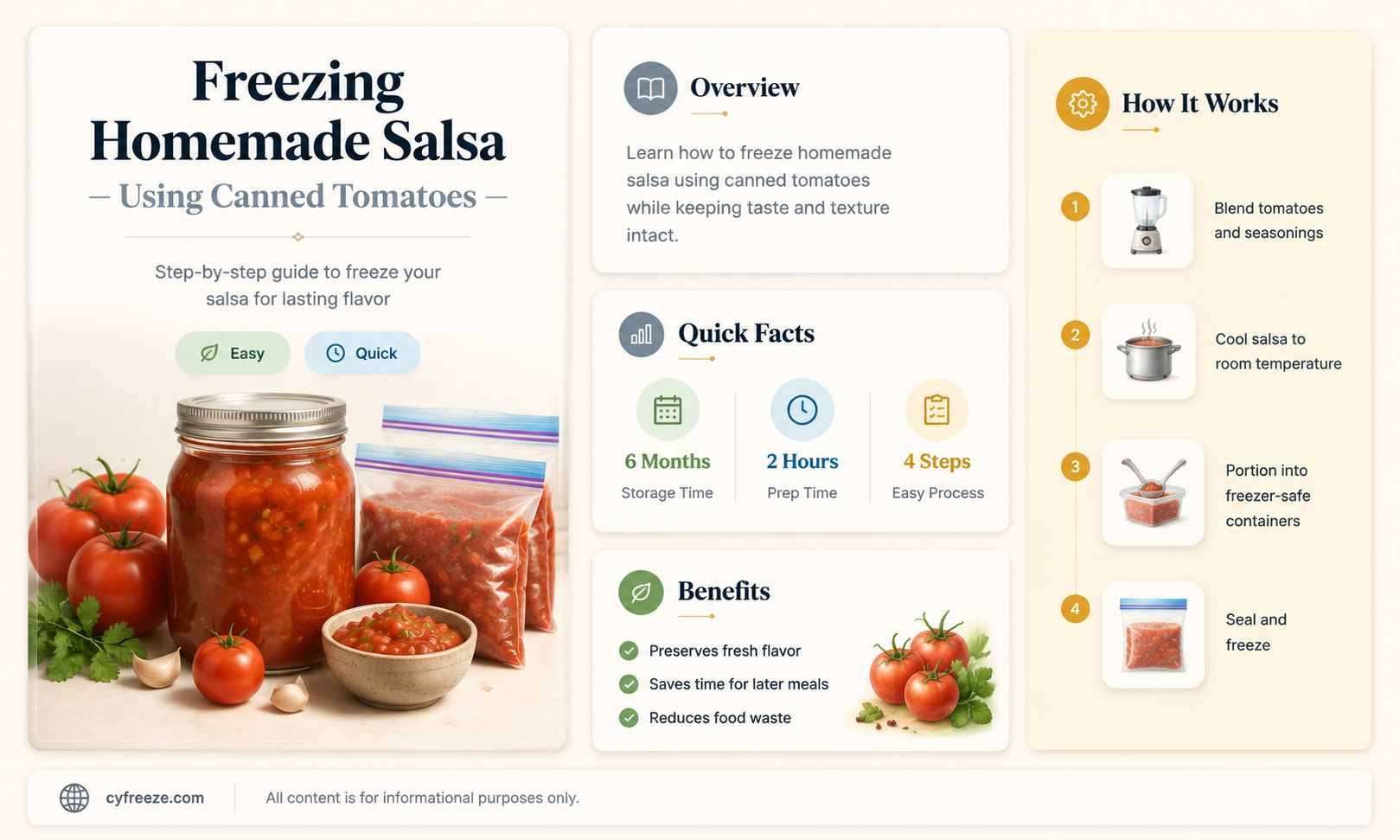can you freeze homemade salsa using canned tomatoes