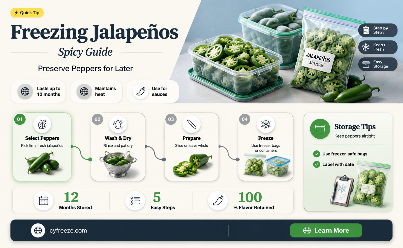 can you freeze jalapenos for later use