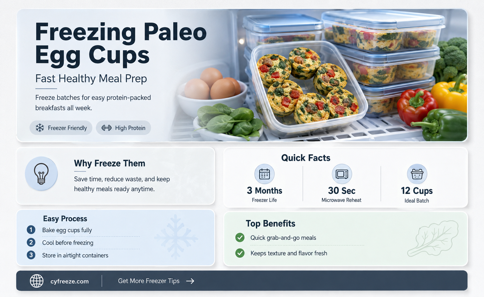 can you freeze paleo egg cups