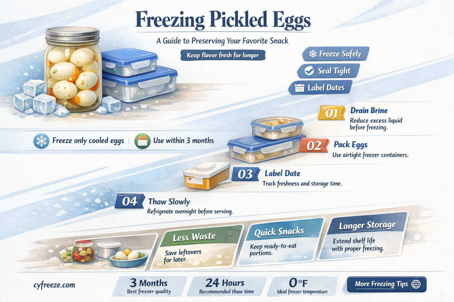 can you freeze pickled eggs