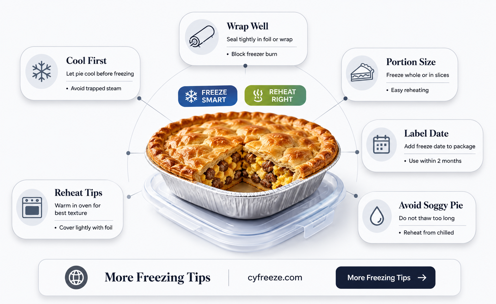 can you freeze sausage and egg pie