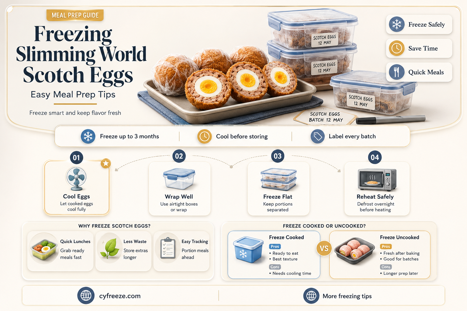 can you freeze slimming world scotch eggs