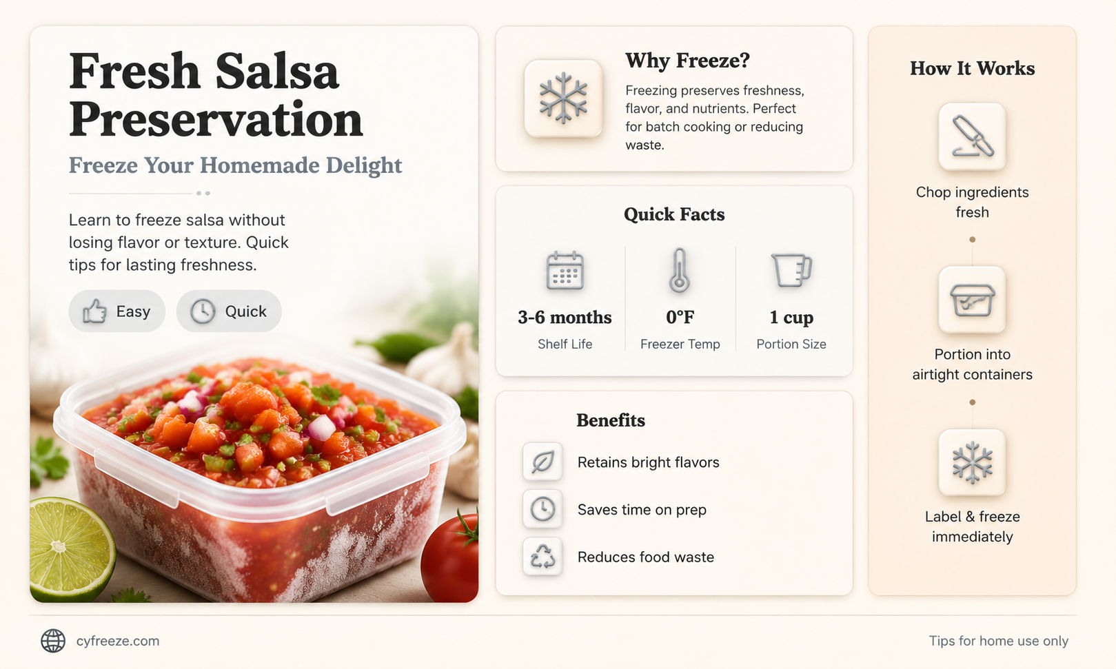 can you freeze fresh salsa