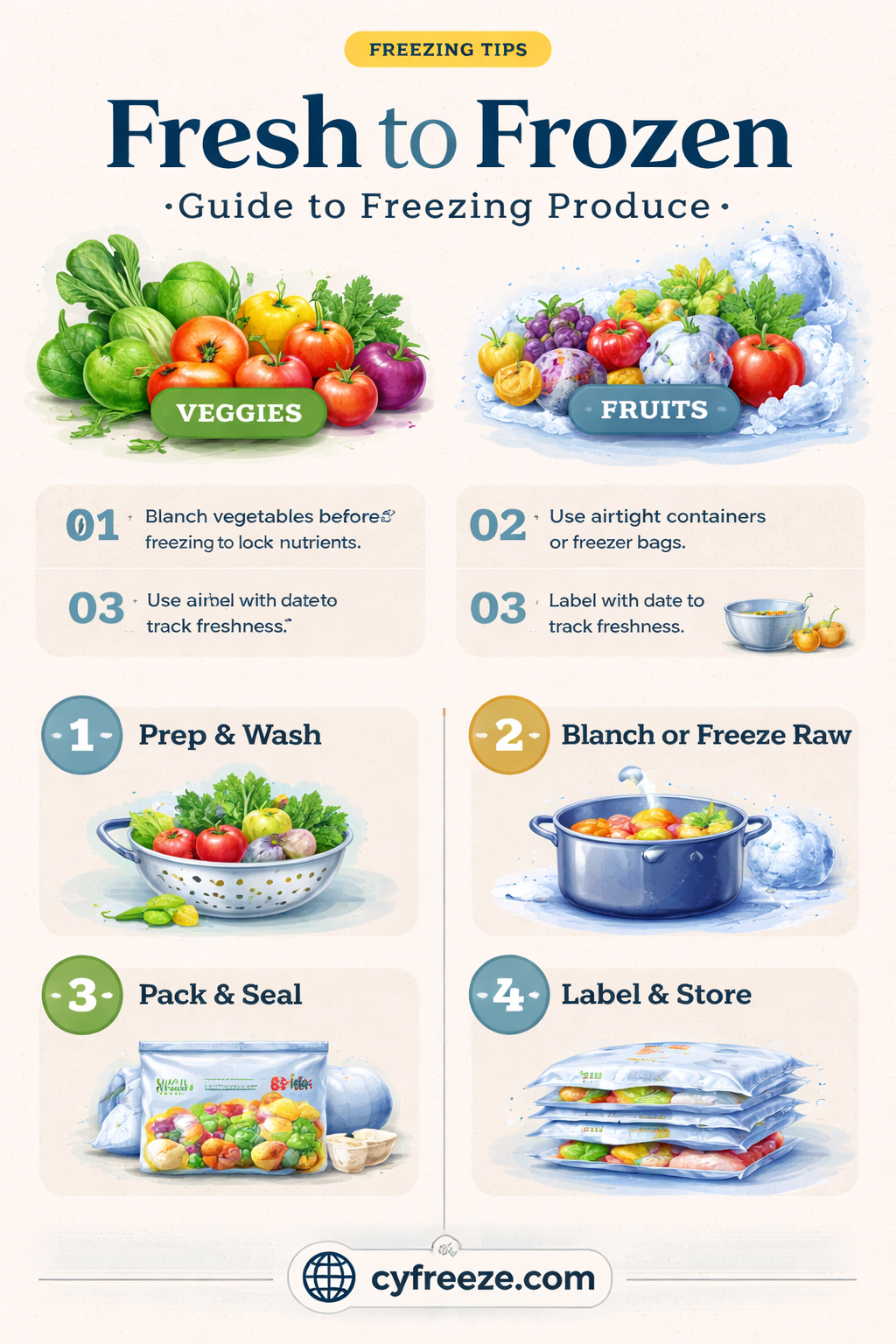 can you freeze freshly