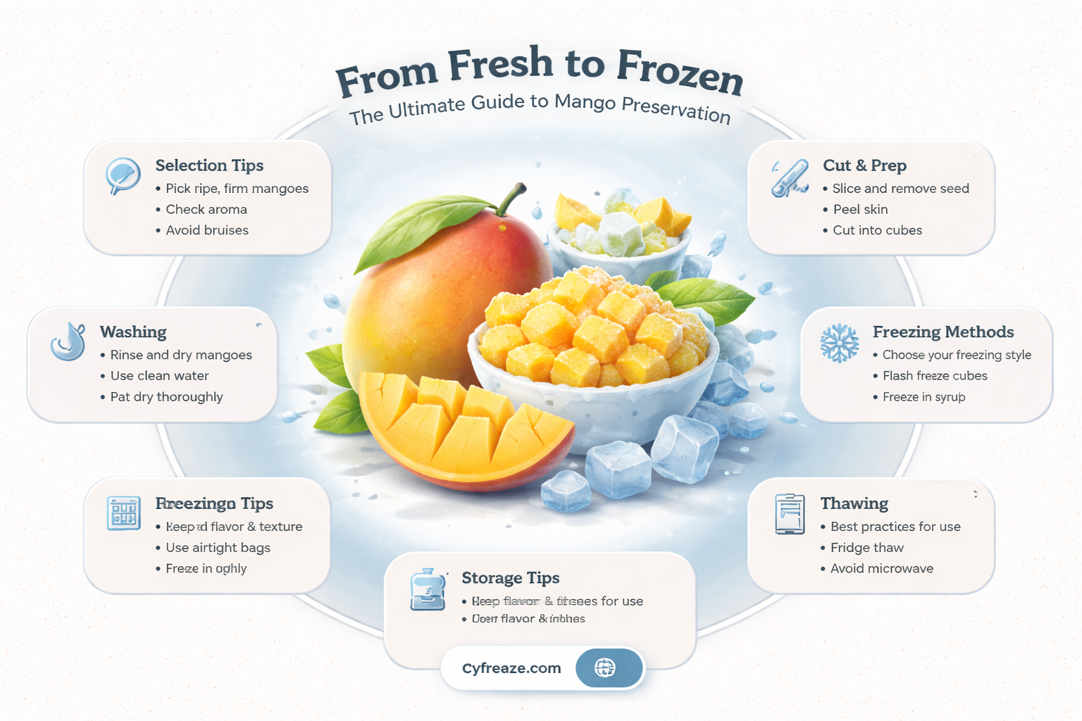 can you freeze fresh mango