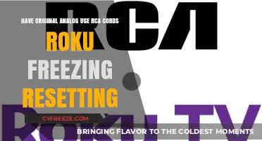 Troubleshooting Roku Freezing: Original Analog RCA Cords and Resetting Tips
