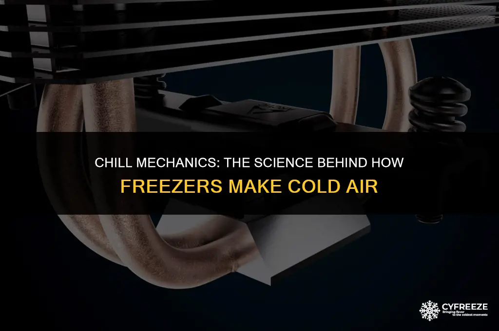 how a freezer makes cold air