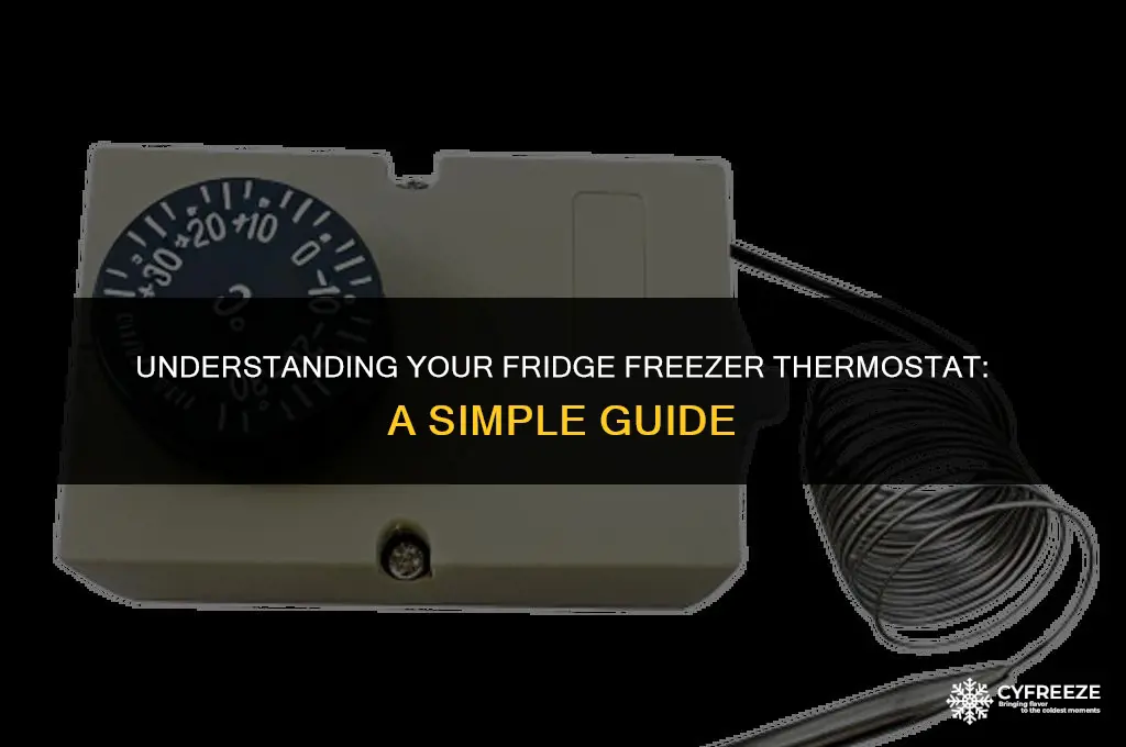 how a fridge freezer thermostat works