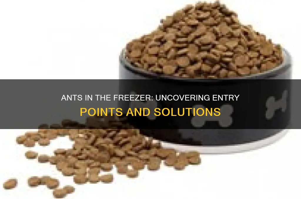 how are ants getting in my freezer