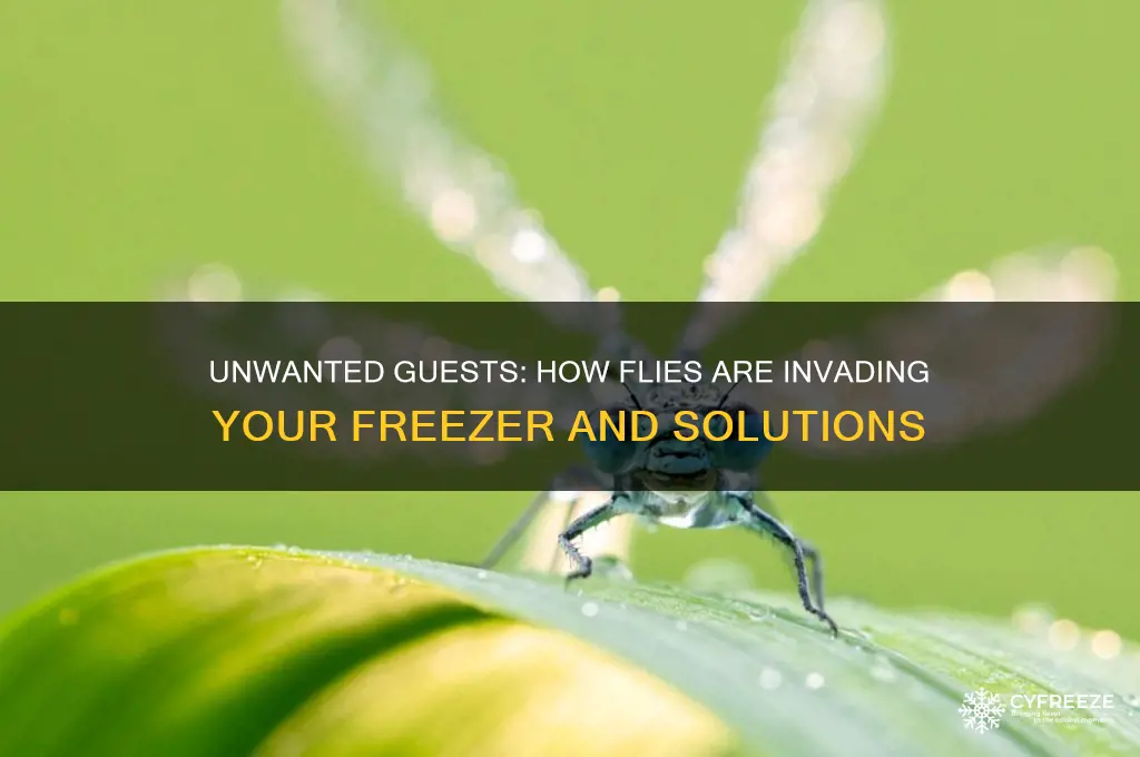 how are flies getting in my freezer