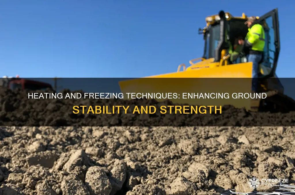 how are heating and freezing used to improve ground
