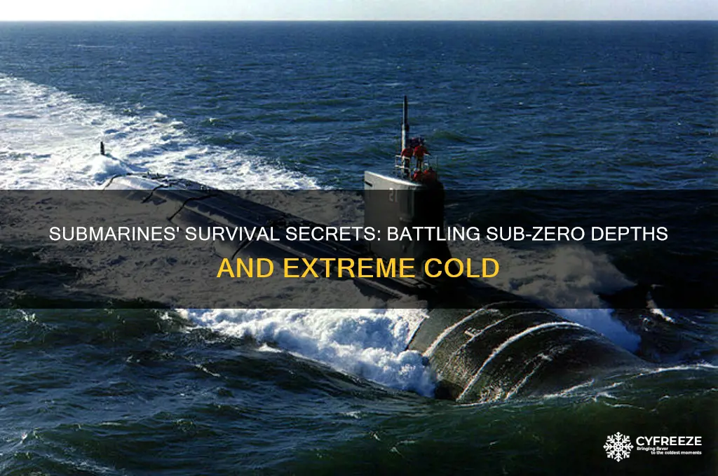 how are submarines able to withstand sub freezing temperatures