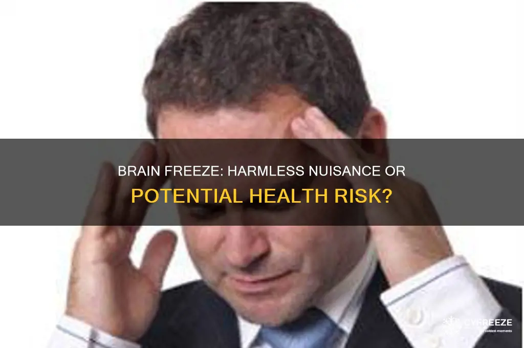 how bad can a brain freeze get