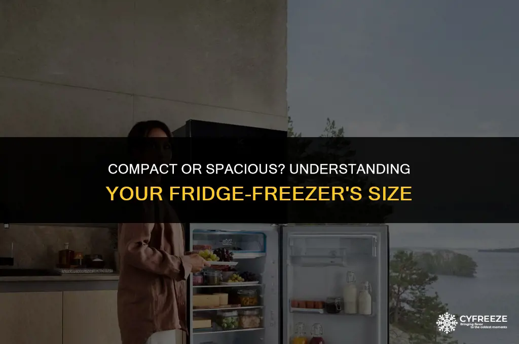 how big is a freezer on a fridge