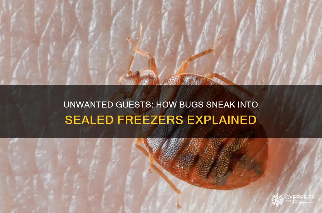 how can bugs get in closed freezer