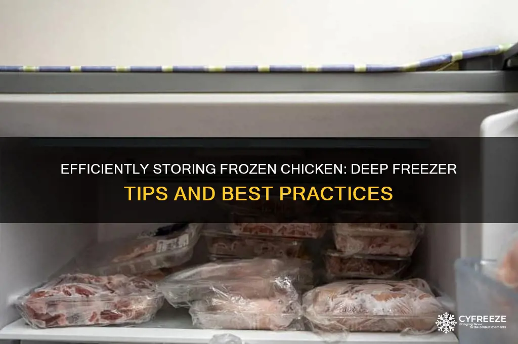 how can i get frozen chickenin the deep freezer