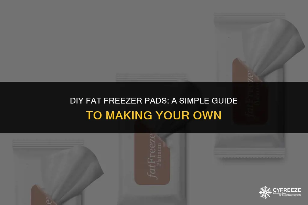 how can i make fat freezer pads