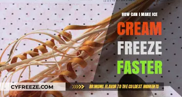 Quick Freeze: Tips to Make Your Ice Cream Harden Faster