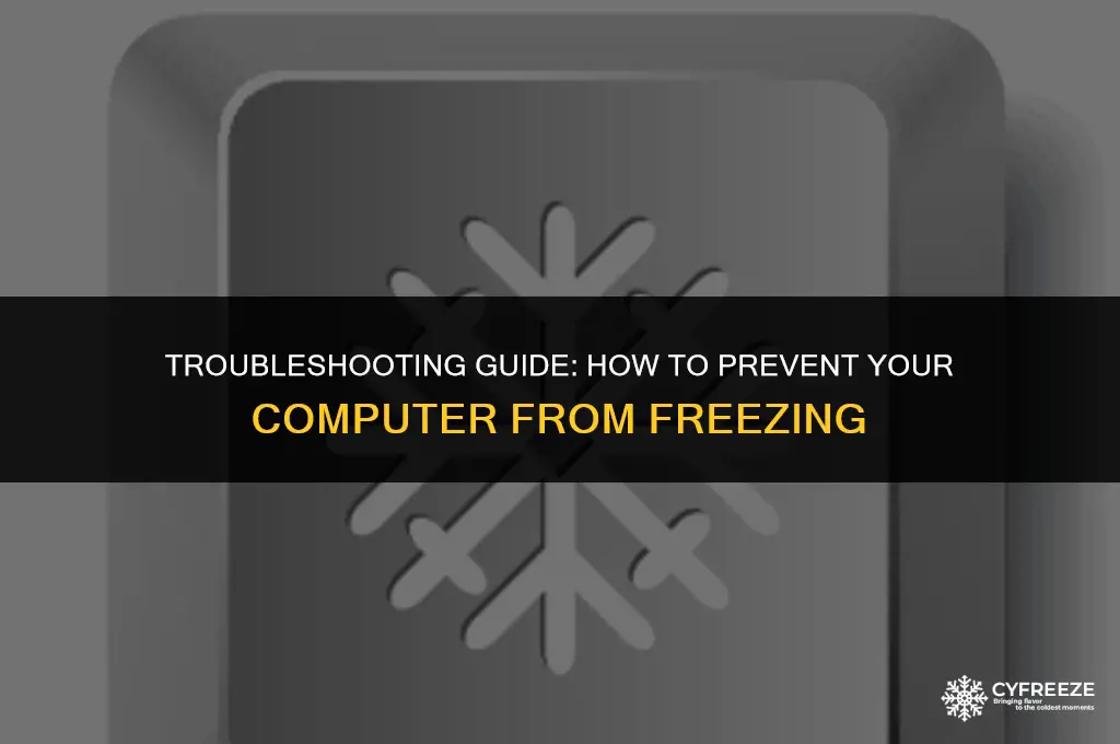 how can i make my computer stop freezing