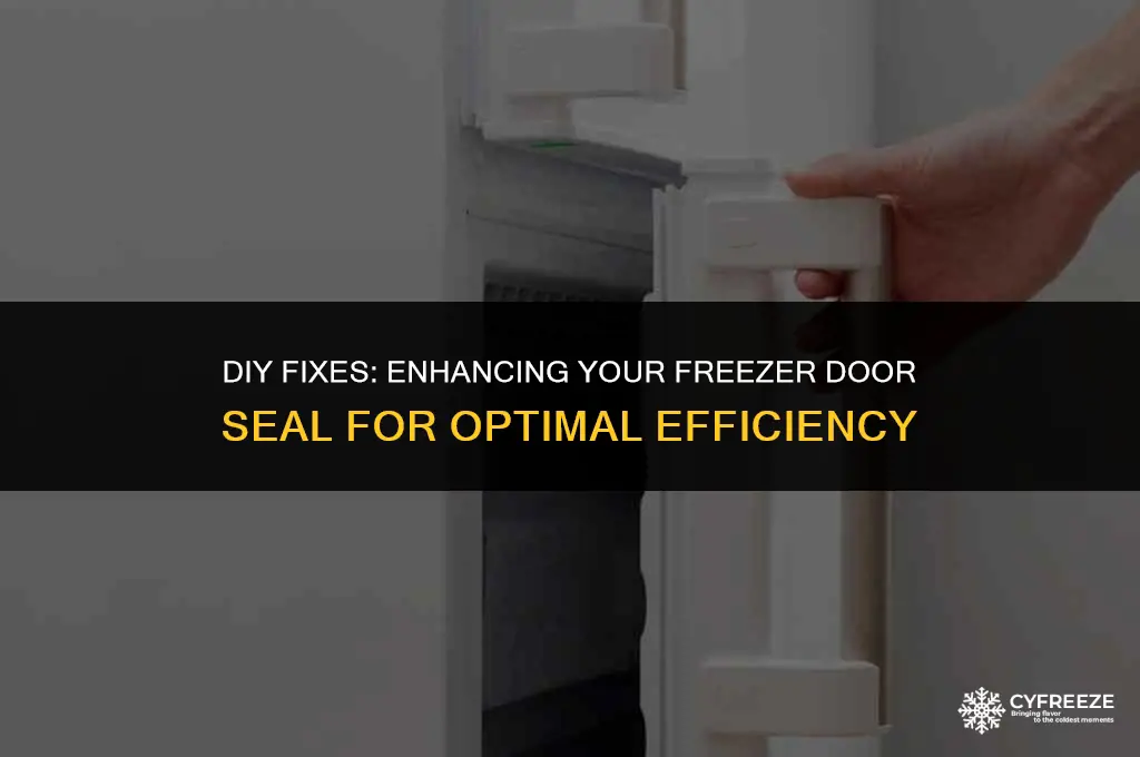 how can i make my freezer door seal better