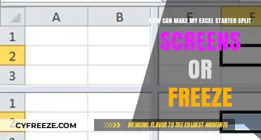 Mastering Excel: Split Screens and Freeze Panes for Beginners