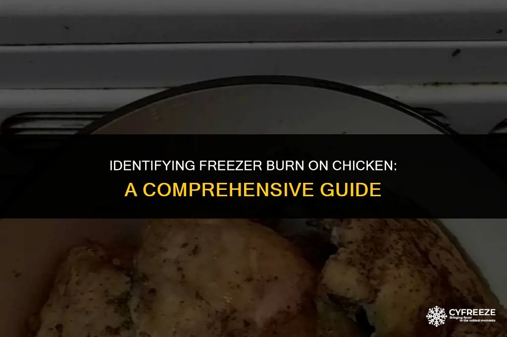 how can u tell if chicken is freezer burned