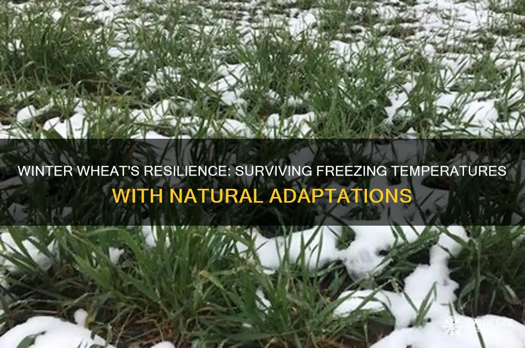 how can winter wheat survive freezing temperatures