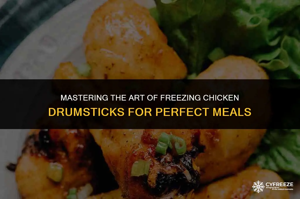how can you freeze chicken drumsticks