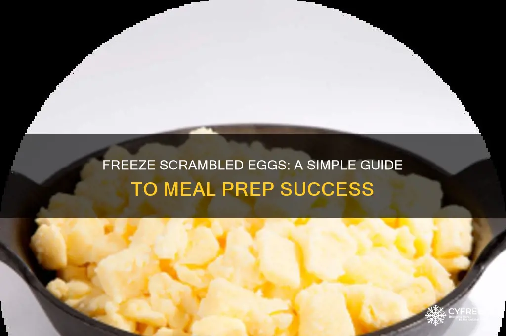 how can you freeze scrambled eggs