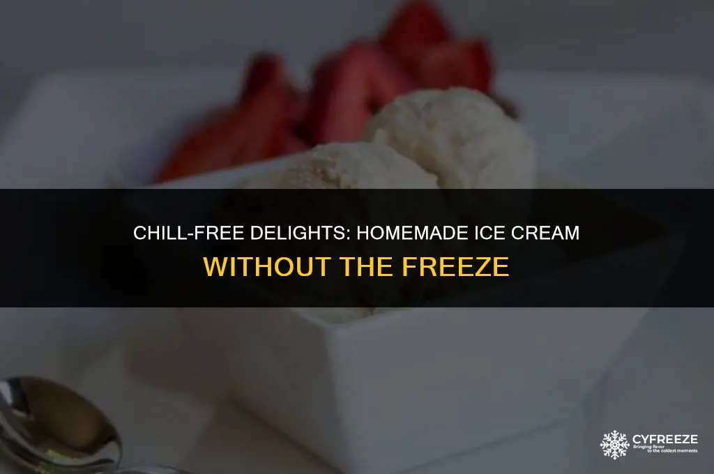 how can you make ice cream without a freezer