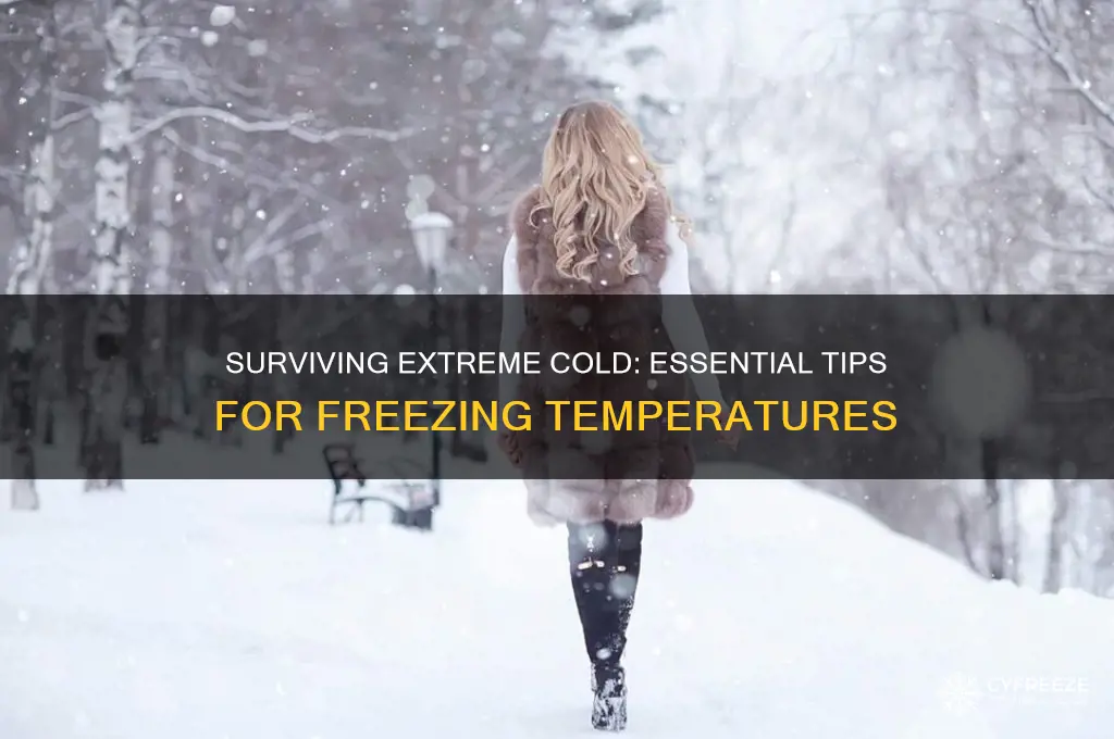 how can you survive freezing temperatures