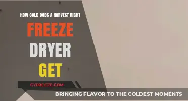 Harvest Right Freeze Dryer: Unveiling Its Chilling Temperature Secrets