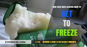 Chilling Truth: At What Temperature Does Alcohol Actually Freeze?