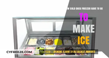 Chill Factor: The Optimal Freezer Temperature for Ice Making