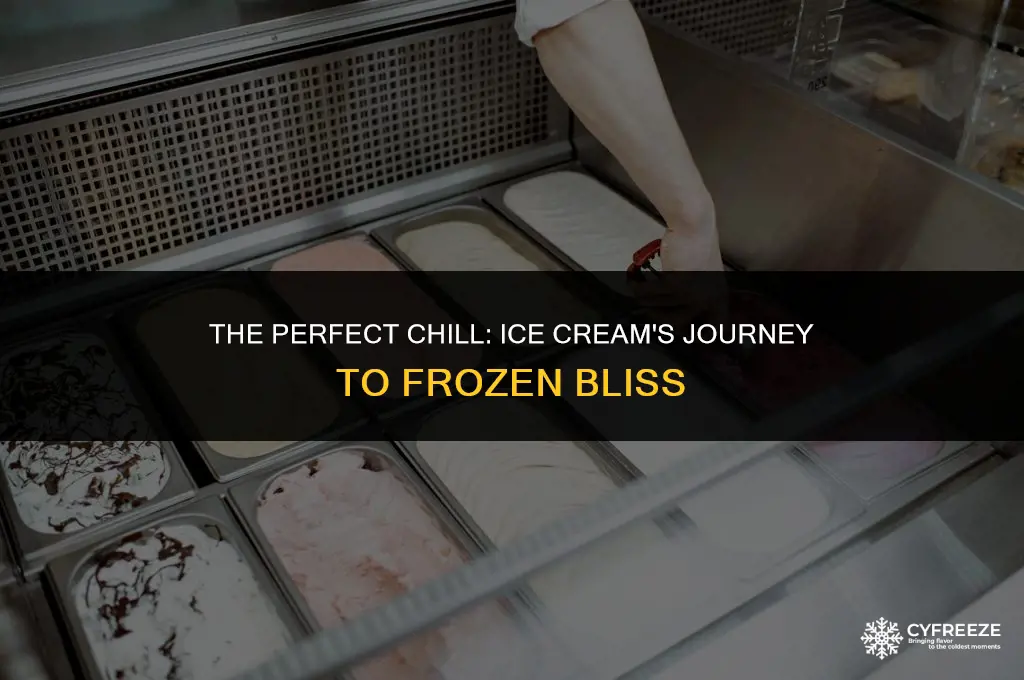 how cold does ice cream need to be to freeze