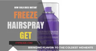 Instant Freeze Hairspray: Unveiling the Chilling Temperature Secrets