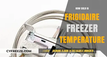 Understanding Frigidaire Freezer Temperature: How Cold is Optimal?