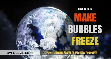 Chilling Science: The Exact Temperature to Freeze Soap Bubbles