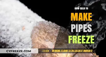 Chilling Insights: At What Temperature Do Pipes Freeze?