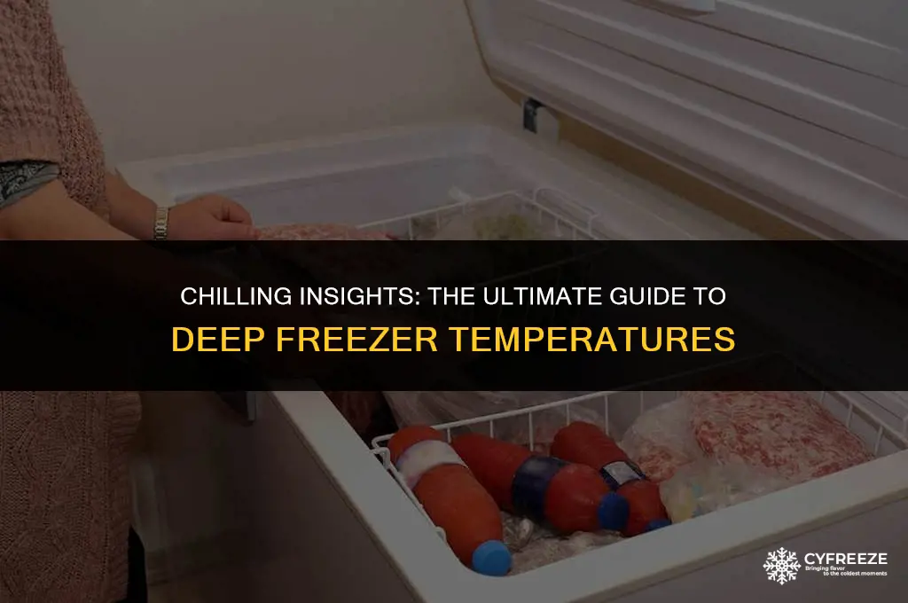 how cold will a deep freezer get