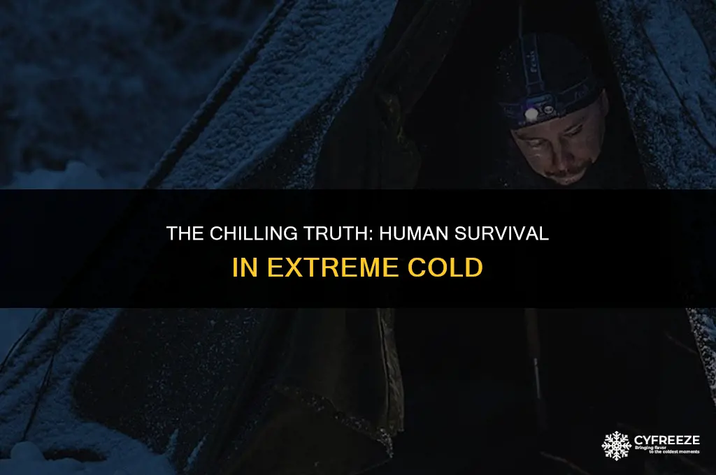 how cold will freeze humans