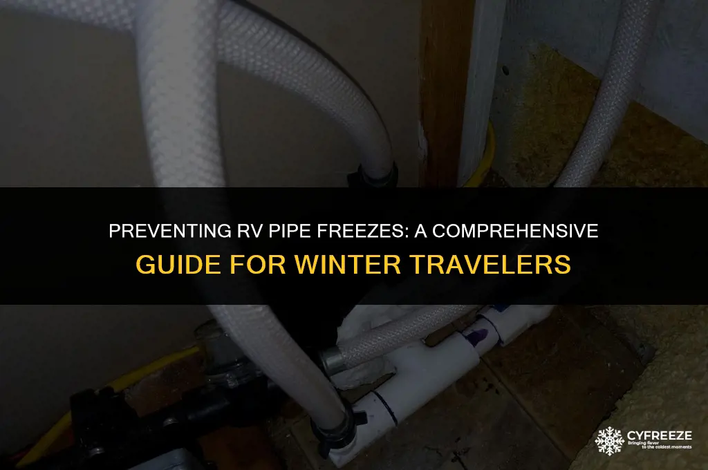 how cold will freeze rv pipes