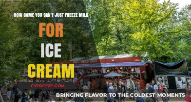 The Sweet Science: Why Freezing Milk Isn't Enough for Ice Cream